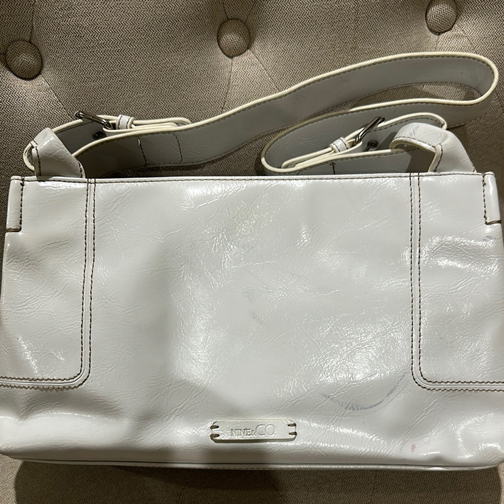 Nine & Co. Brown and White Shoulder Bags Elegant Design - Picture 7 of 11